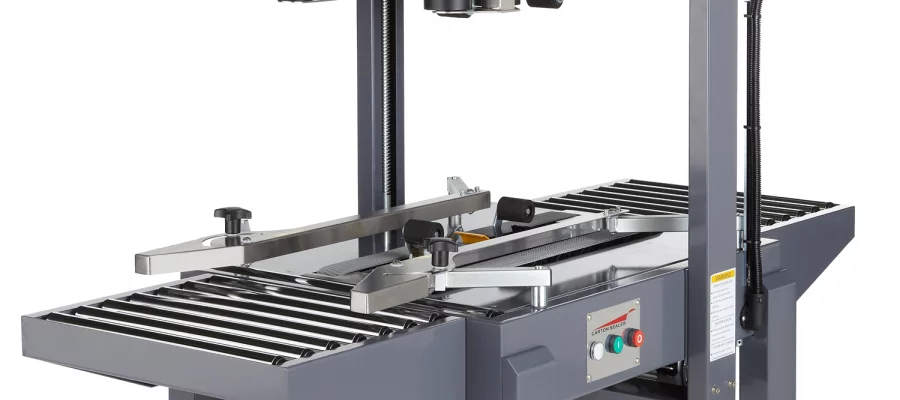 Vollautomatischer Kartonverschließer von alpha pack GmbH