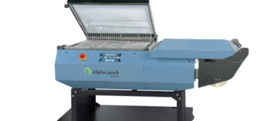 Haubenschrumpfgeräts von alpha pack GmbH