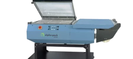 Haubenschrumpfgeräts von alpha pack GmbH