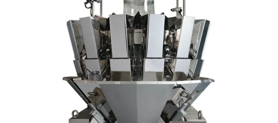 Mehrkopfwaage zum Abwiegen und Abfüllen von Lebensmitteln von alpha-pack GmbH