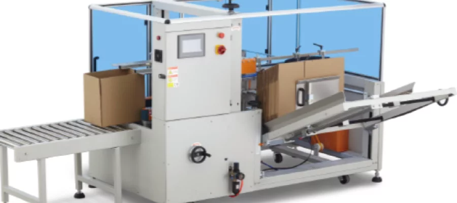 Vertikaler Kartonaufsteller für Versandkartons von alpha pack GmbH