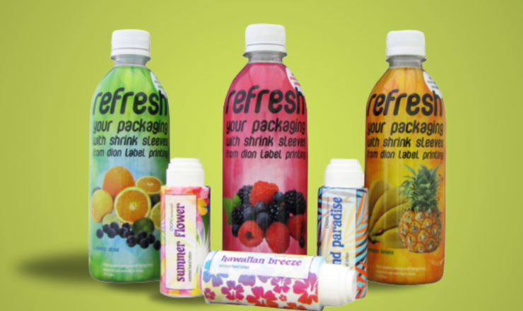 Shrink Sleeves für Flaschen, Dosen und Tuben
