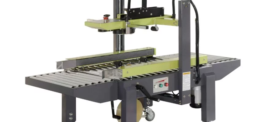 Halbautomatischer Kartonverschließer Premium-Serie 103SD von alpha-pack GmbH