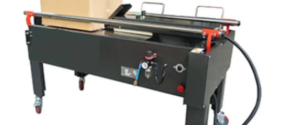 Halbautomatischer Kartonaufrichter – Eco-line von alpha pack GmbH