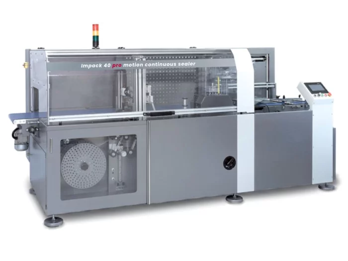 Vollautomatische Folienschweißmaschine Box Motion von alpha-pack GmbH