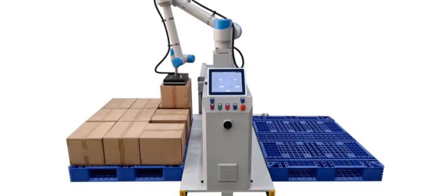 Palettierroboter für automatisierte für das automatische Palettieren und Depalettieren von Produkten