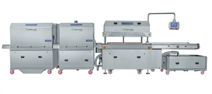 Vakuum-Kammerbandmaschine direkt vom Hersteller alpha-pack GmbH